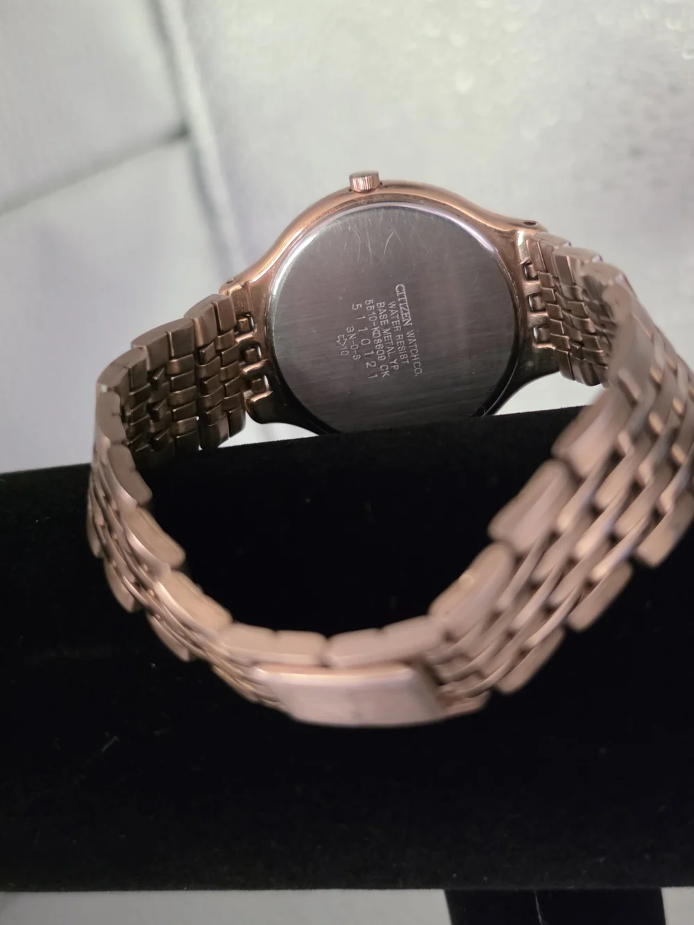 Citizen Gold-Tone Men's Quartz Watch with Black Dial
